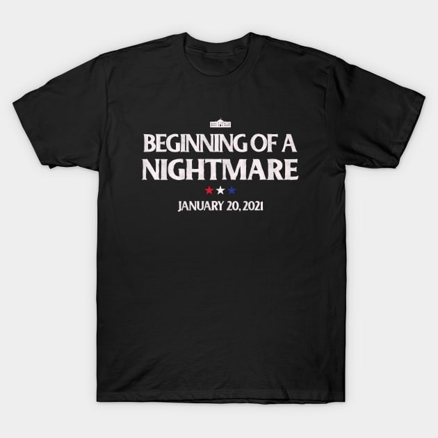 Joe Biden Is A Nightmare - Anti Biden T-Shirt by HamzaNabil